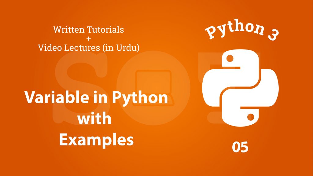 Python Variables OR Python Programming
