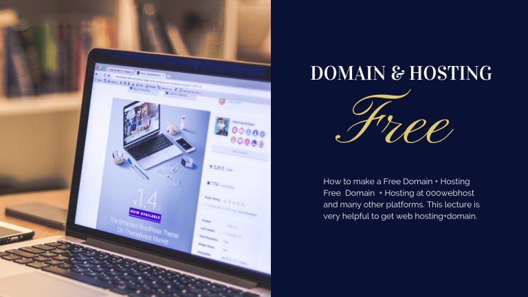 How to make a free Domain + Hosting? complete series