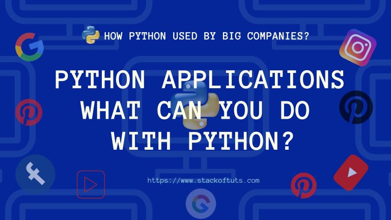 Python Applications Examples What can you do with Python