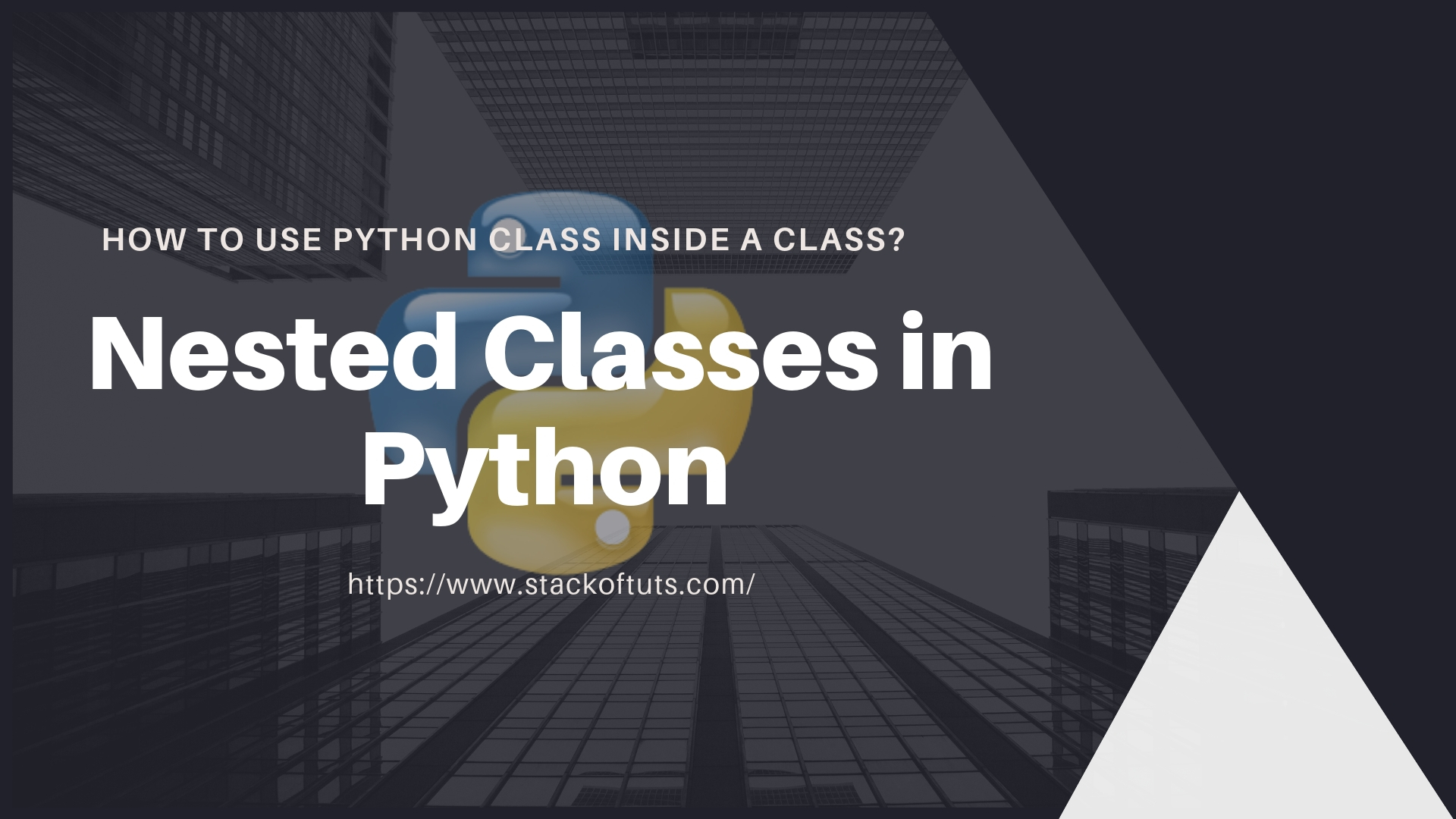 Python Class Inside Class | How to make class in python?