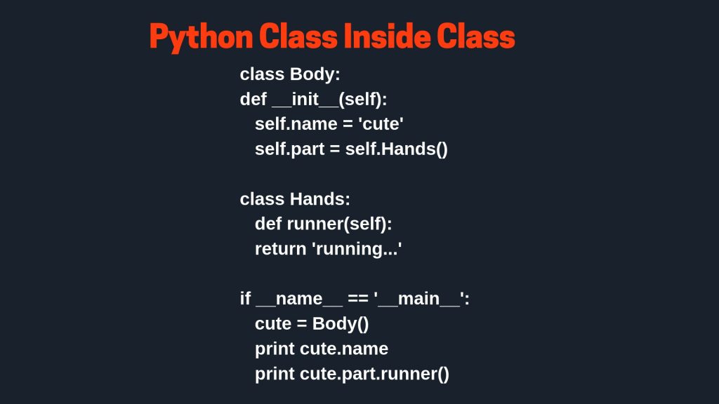 Python Class Inside Class