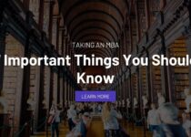 Taking an MBA 7 Important Things You Should Know