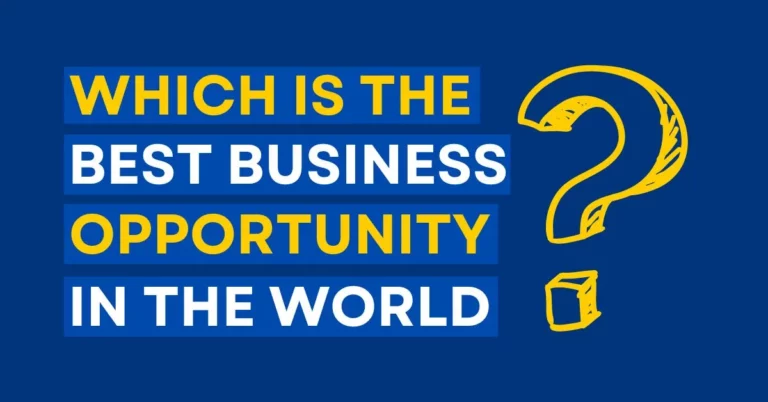 Which is the best business opportunity in the world?