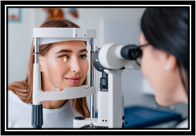 Optometry profession of examining 