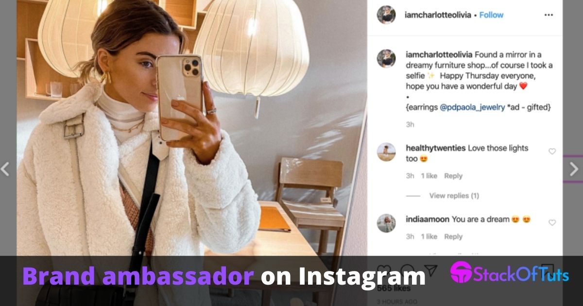 Brand ambassador on Instagram in pakistan