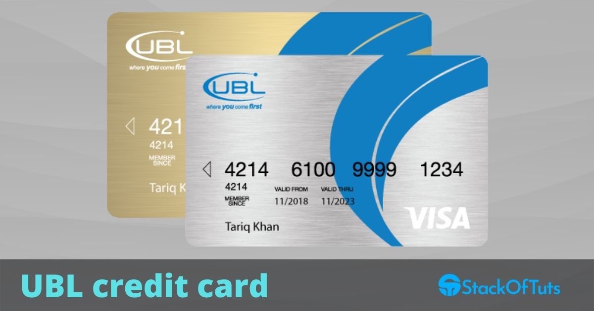 UBL credit card