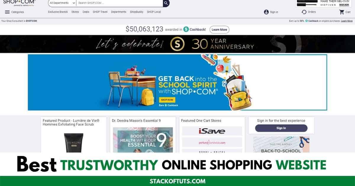 Shop.com Trustworthy online shopping website