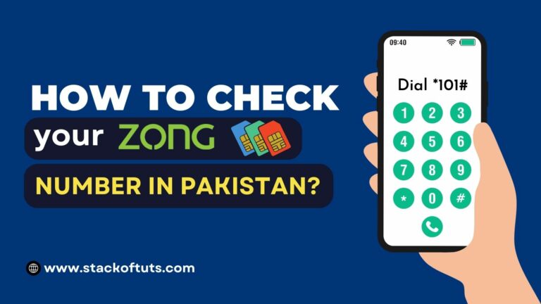 How to check your Zong number in Pakistan?