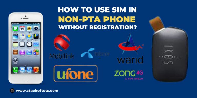 How to use SIM in Non-PTA Phone Without Registration?